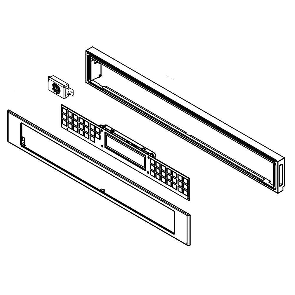 Photo of Part #w11232035, Microwave Control Panel Assembly | 35.25 x 9.50 x 5.75 from Repair Parts Direct