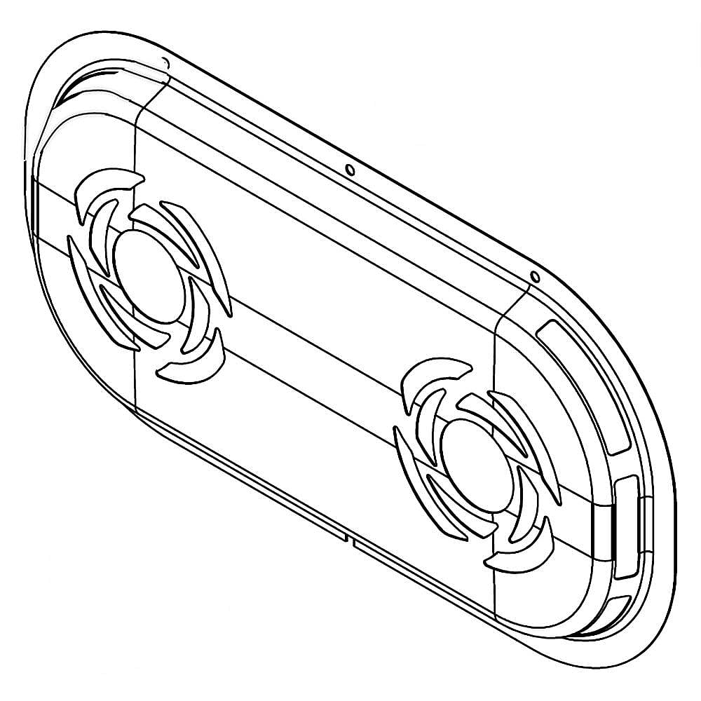Part #w11232487, Baffle - Dua / 48.00 x 40.00 x 24.00