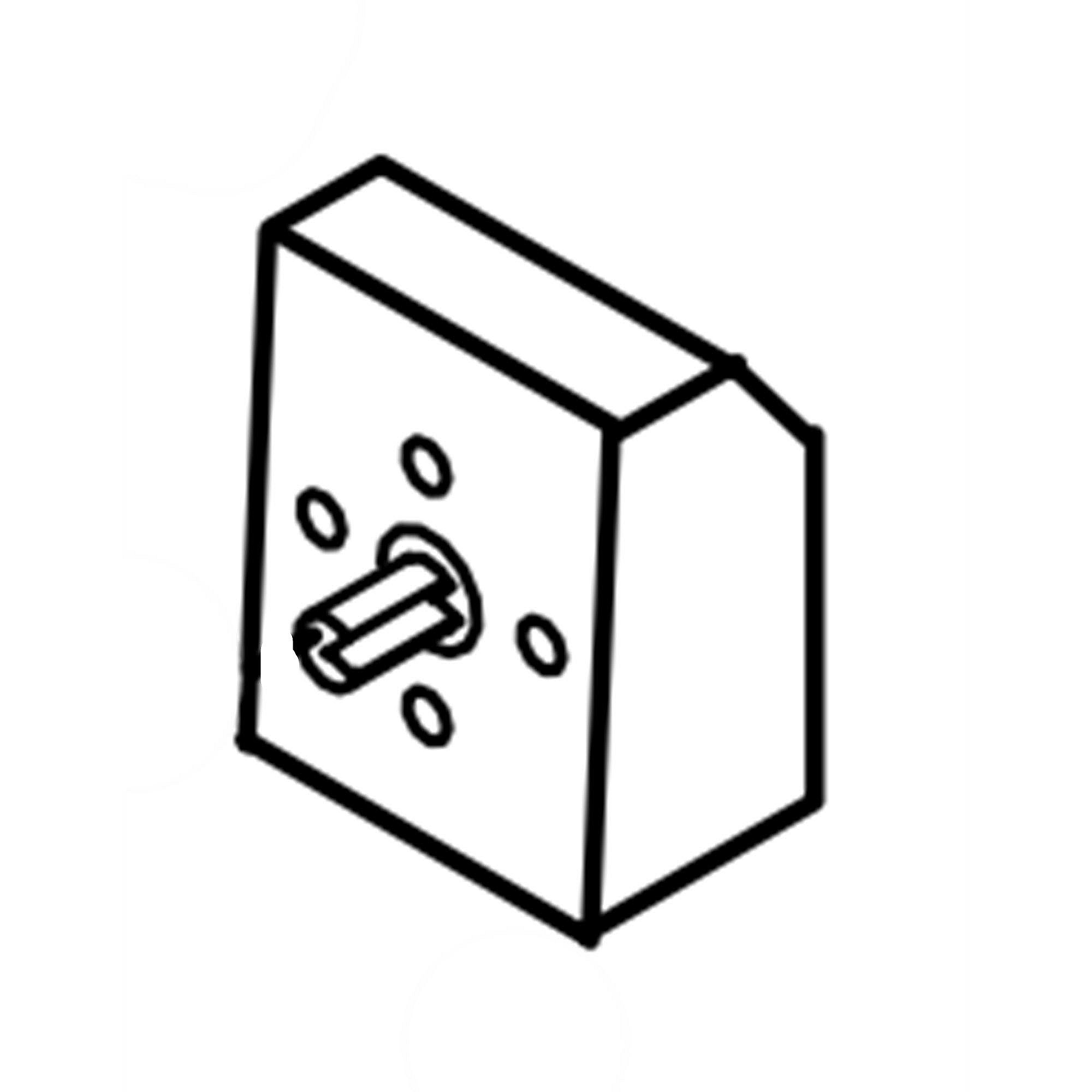 Photo of Part #w11233068, Switch | 1.88 x 1.75 x 2.50 from Repair Parts Direct