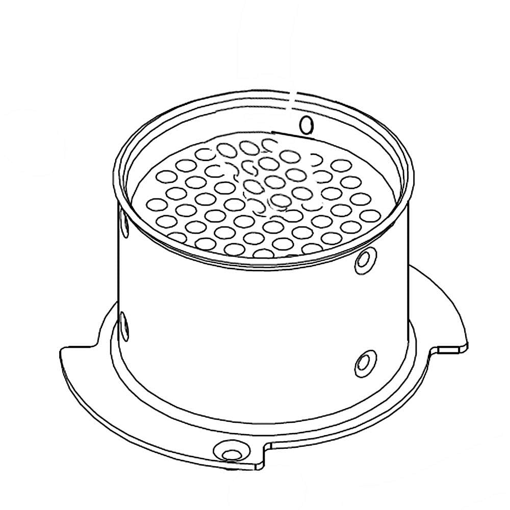 Part #w11240525, Vent Tube / 4.50 x 4.50 x 3.25