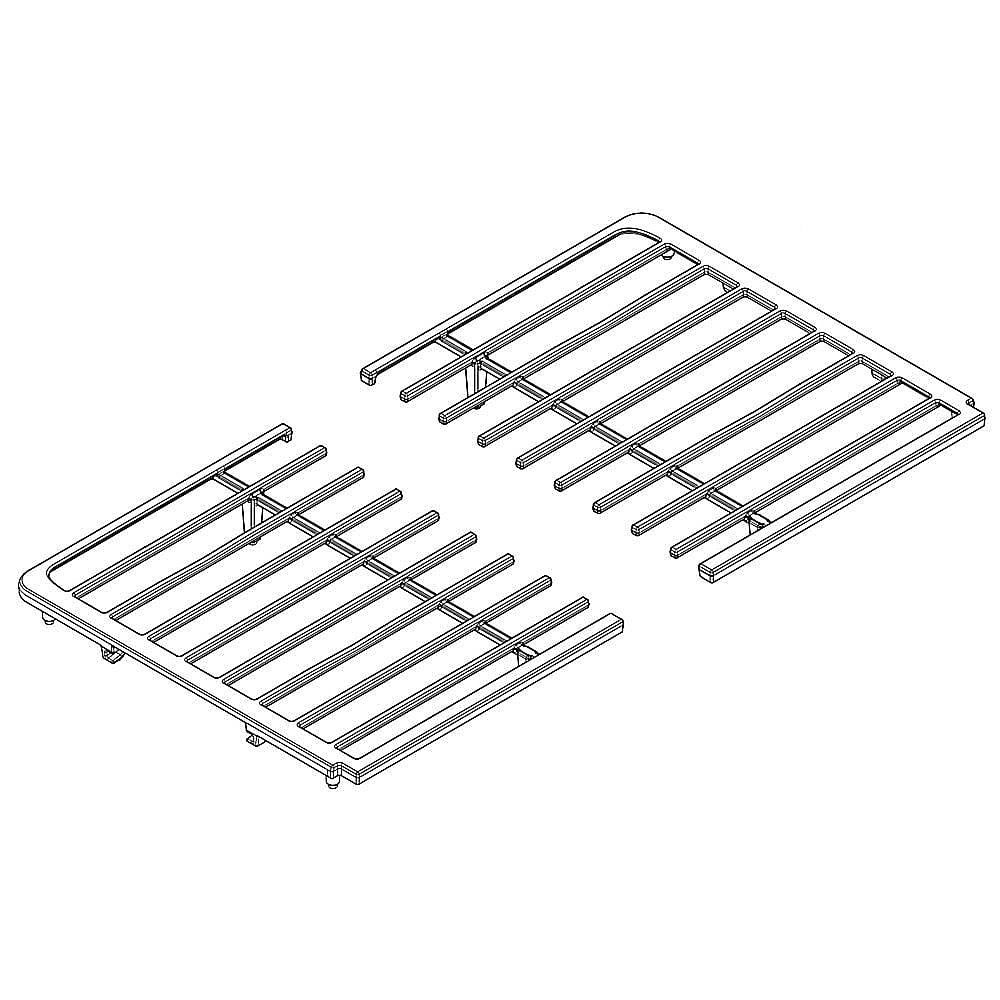 Part #w11449099, Range Surface Burner Grate Set | 20.25 x 15.12 x 4.12
