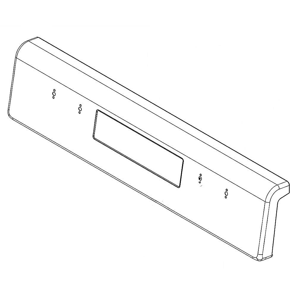 Part #w11242068, Range Control Panel (Black) | 31.75 x 8.50 x 4.00