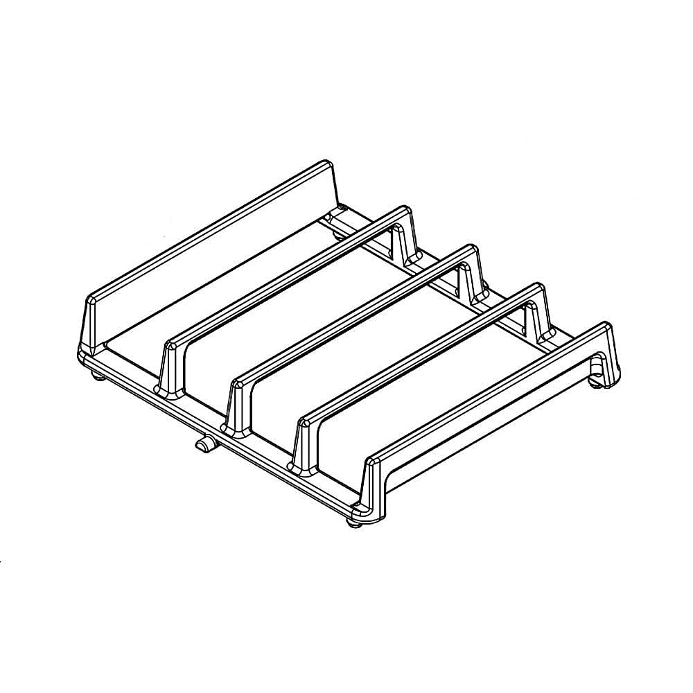 Part #w11242858, Cooktop Burner Grate, Center (Cumberland Gray) / 12.00 x 12.00 x 3.00