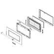 Microwave Door Assembly (stainless) for KitchenAid KMBS104ESS03 - Part W11243152
