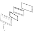 Microwave Door Assembly (white) W11247220