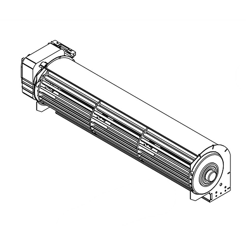 Part #w11248652, Wall Oven Cooling Fan Assembly / 19.25 x 5.50 x 5.50
