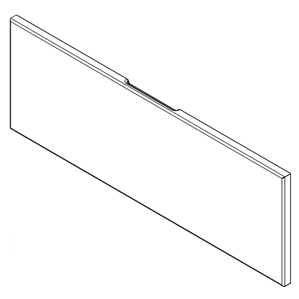 Part #w11256444, Range Broil Drawer Outer Panel / 30.62 x 5.50 x 3.75