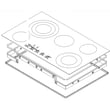 Cooktop Main Top (stainless) for KitchenAid KCES556HSS00 - Part W11263253