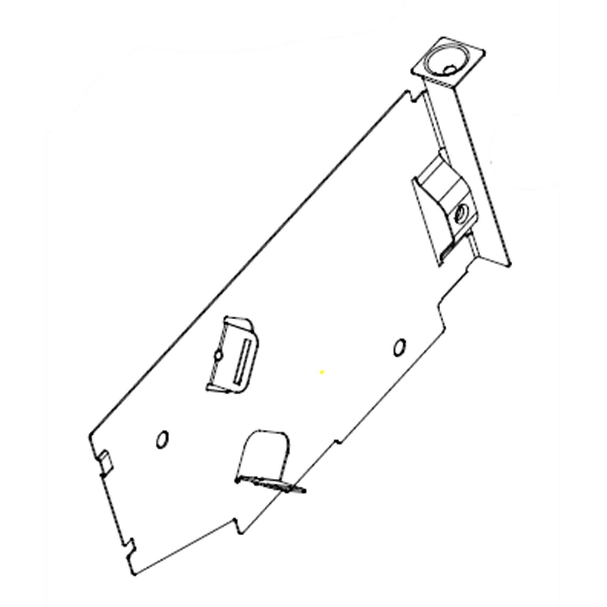 KitchenAid Part #w11293488, Cover, Right Duct | 5.75 x 2.75 x 0.50