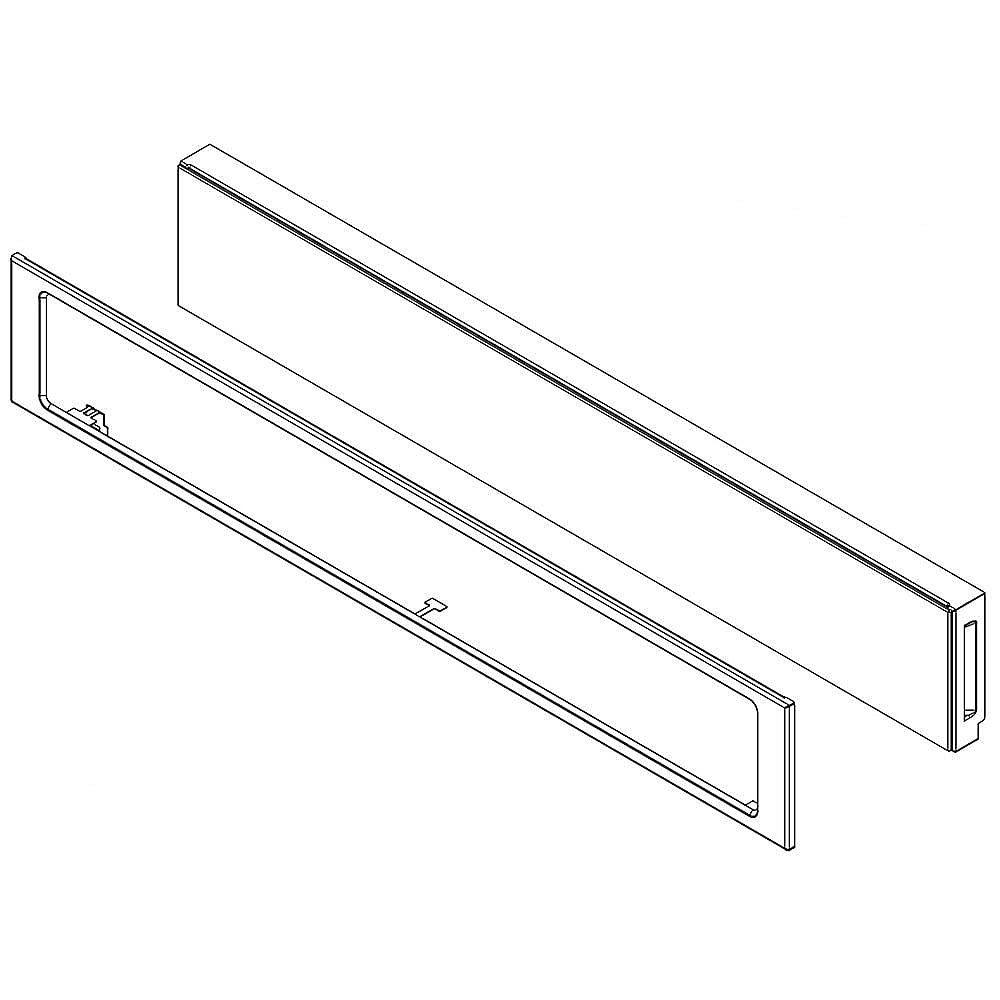 Part #w11297725, Wall Oven Control Panel Assembly (Stainless)