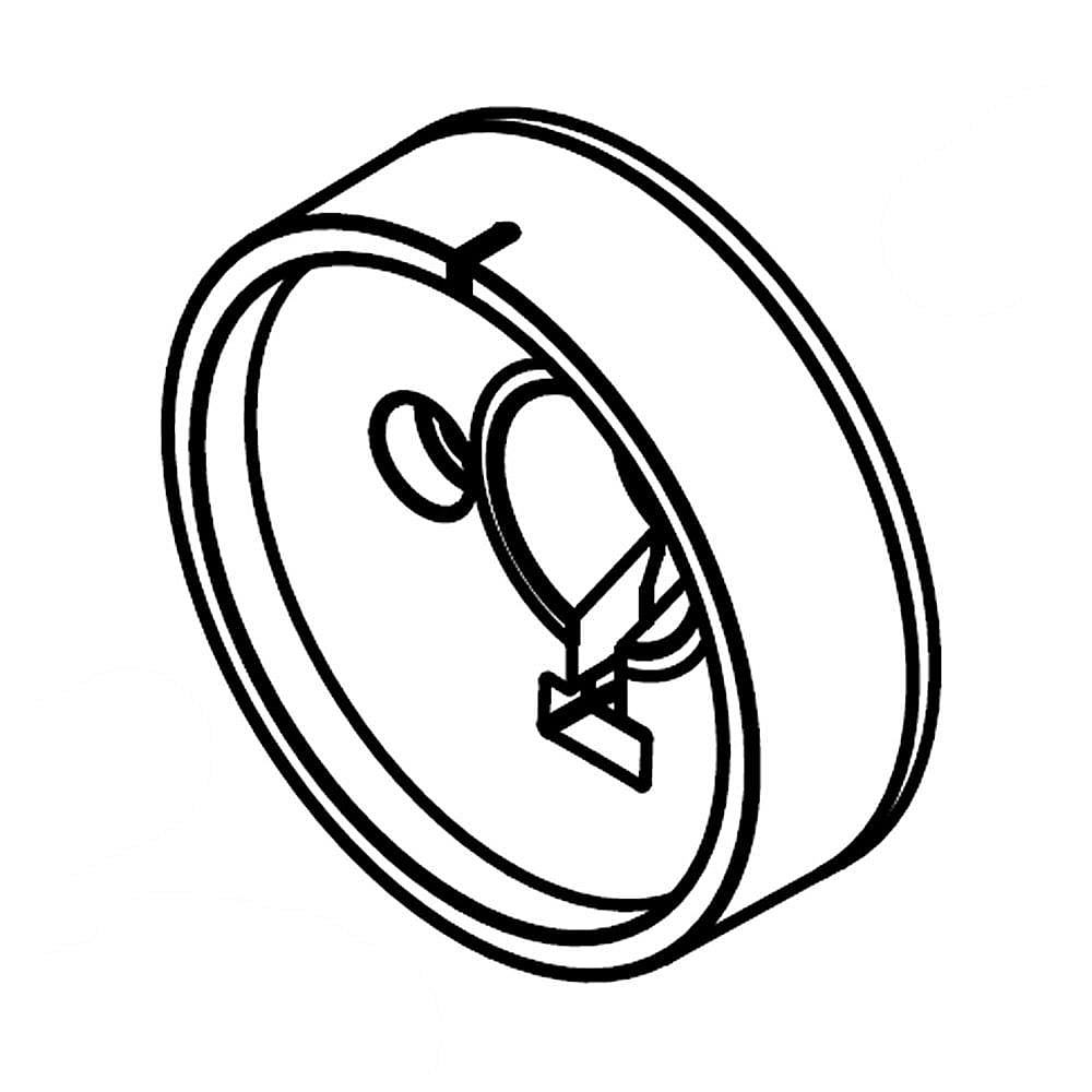 Jenn-Air Part #w11317499, Bezel-Knob | 5.75 x 4.50 x 0.01