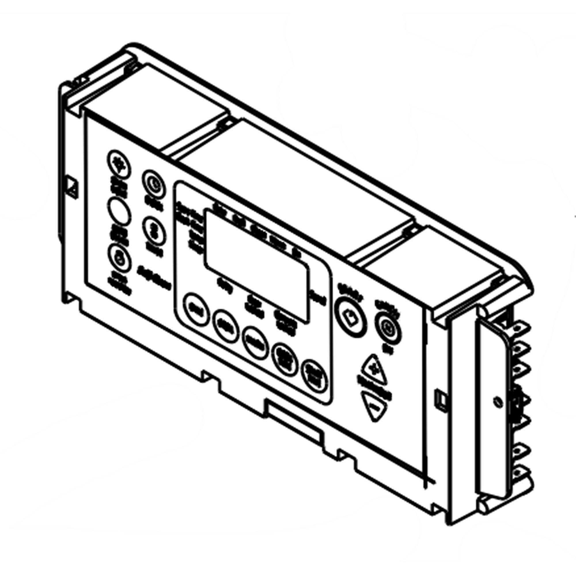 Part #w11317860, Range Oven Control Board (White) / 17.25 x 7.00 x 3.98