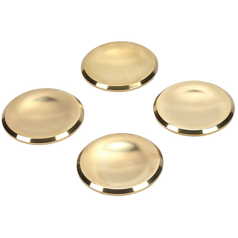 Jenn-Air Part #w11323014, Range Surface Burner Cap Set (Brass) | 9.50 x 5.75 x 0.01