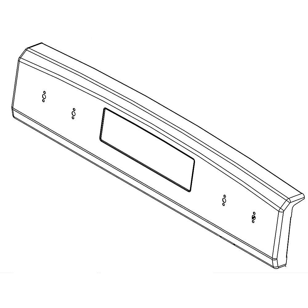 Part #w11323155, Range Control Panel (White) | 30.75 x 8.50 x 3.75
