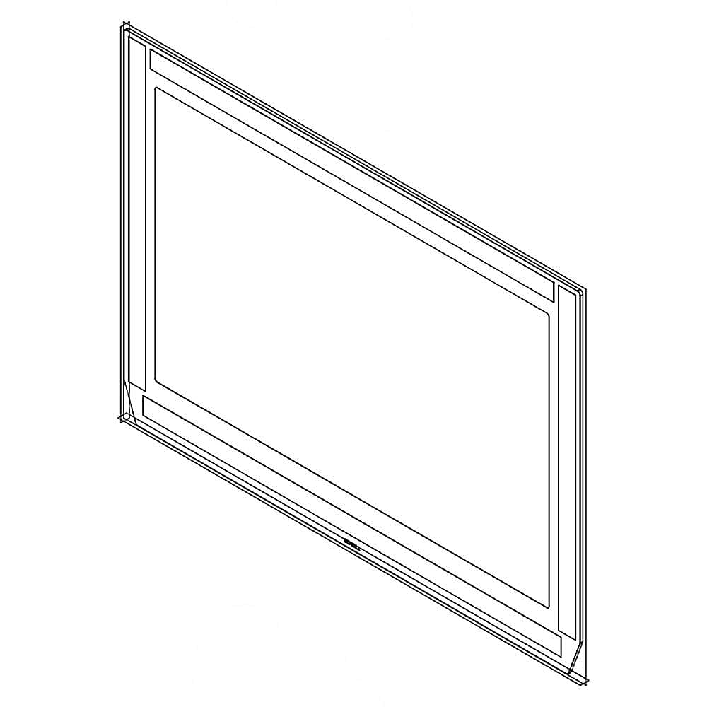 Part #w11325529, Wall Oven Door Inner Glass Support / 39.75 x 6.50 x 30.00