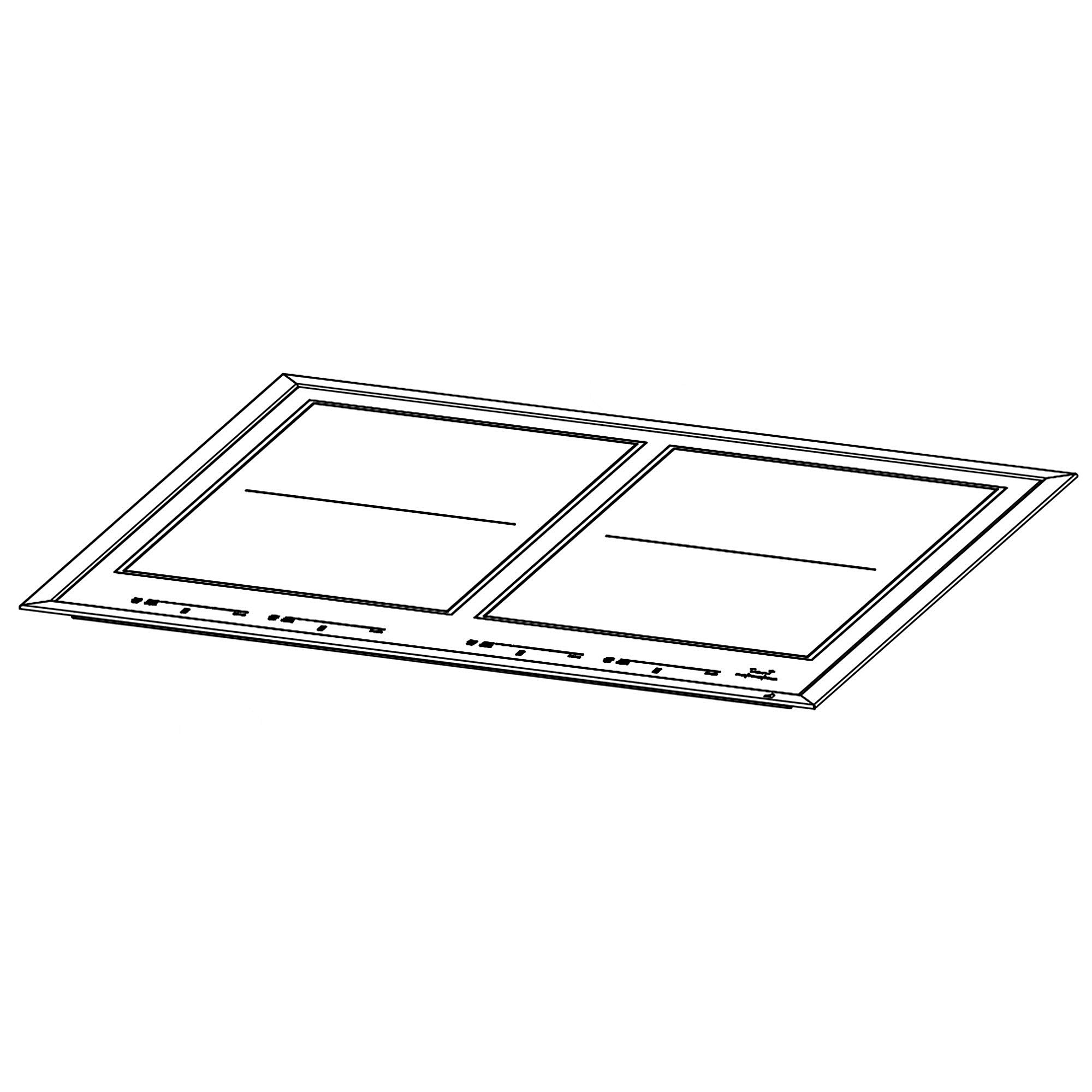 Part #w11333461, Cooktop (Replaces W11332752) / 39.50 x 7.00 x 30.00