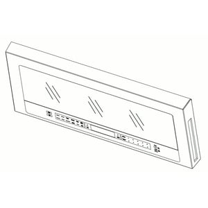 Door, Complete (includes Control) (stainless) W11334571