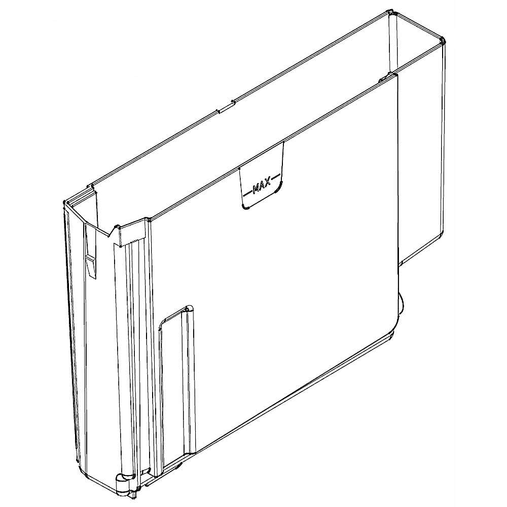 Part #w11340161, Coffee Maker Water Reservoir / 10.25 x 7.00 x 2.25