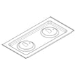 Cooktop for KitchenAid KFDC506JBK01 - Part W11344755