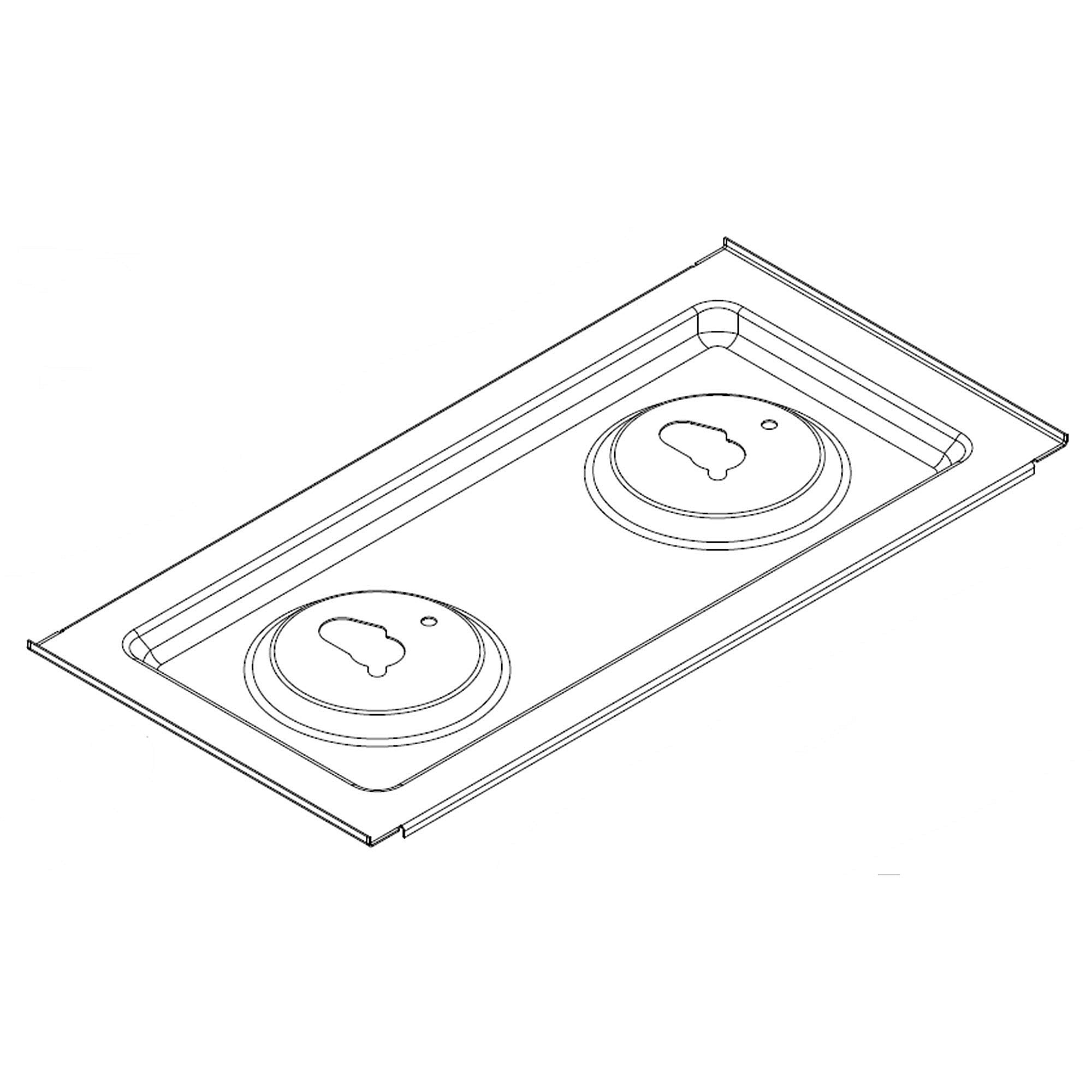 Part #w11344761, Cooktop | 23.00 x 17.00 x 1.75
