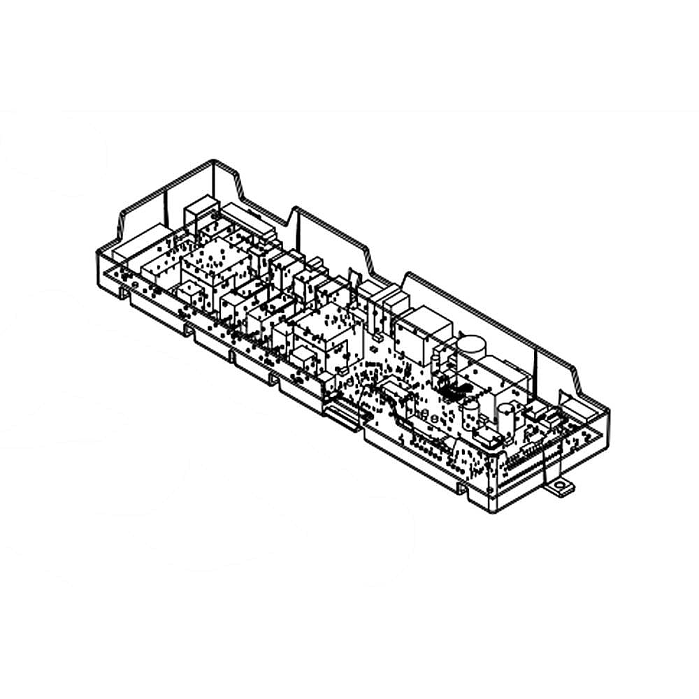Photo of GE Part #w11356248, Ran Oven Control Board | 15.25 x 7.00 x 2.50 from Repair Parts Direct