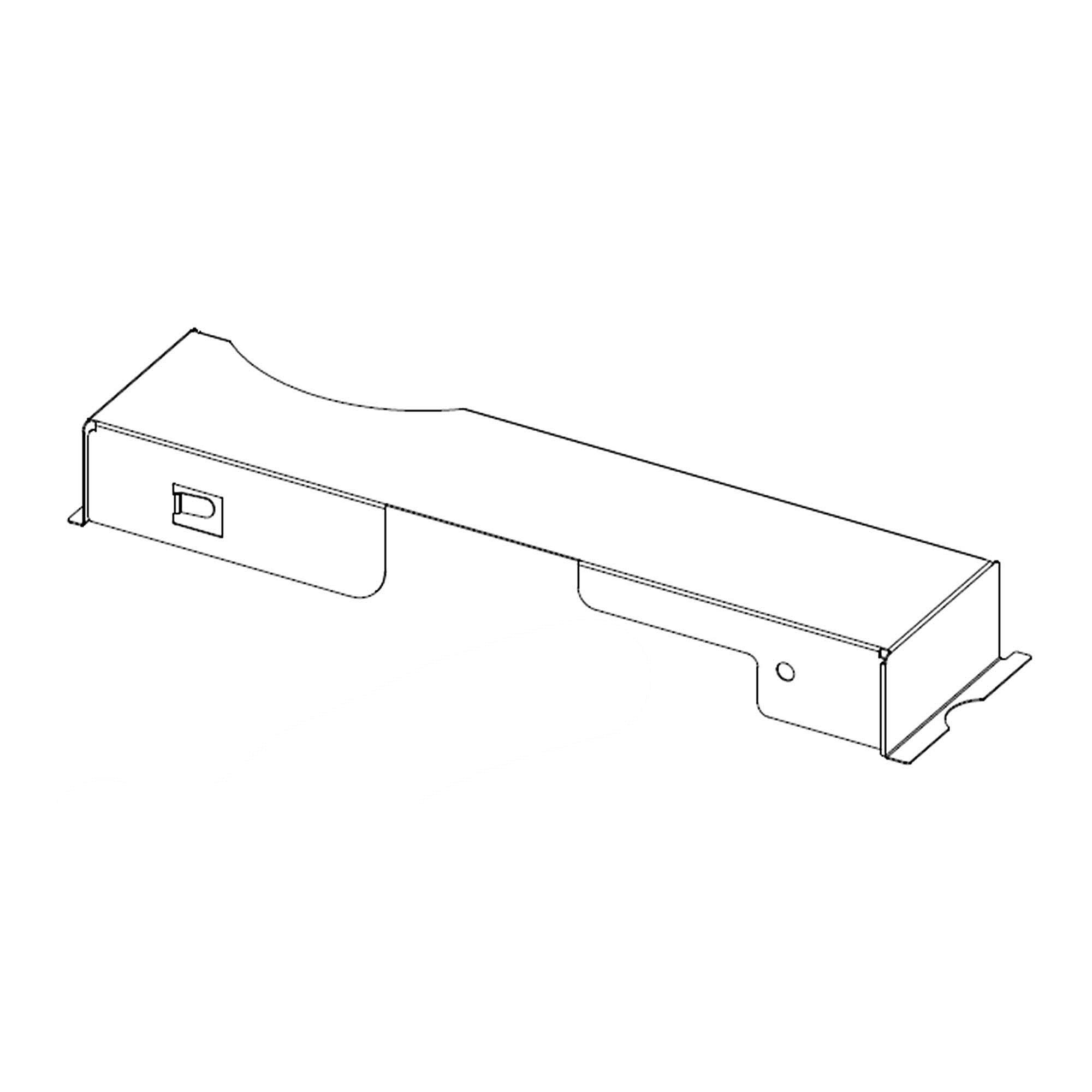 Photo of Whirlpool Part #w11361503, Lamp_Reflect | 9.25 x 2.00 x 1.25 from Repair Parts Direct