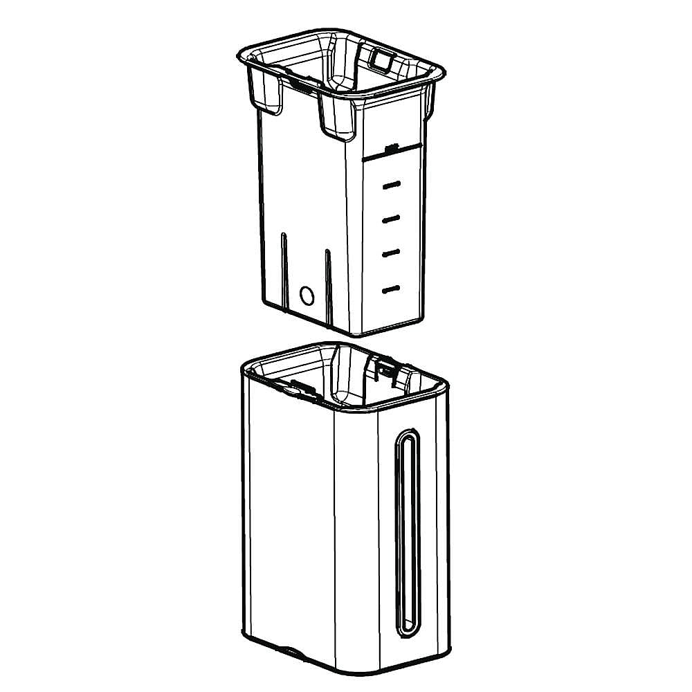 Part #w11363131, Carafe / 7.50 x 5.25 x 3.25