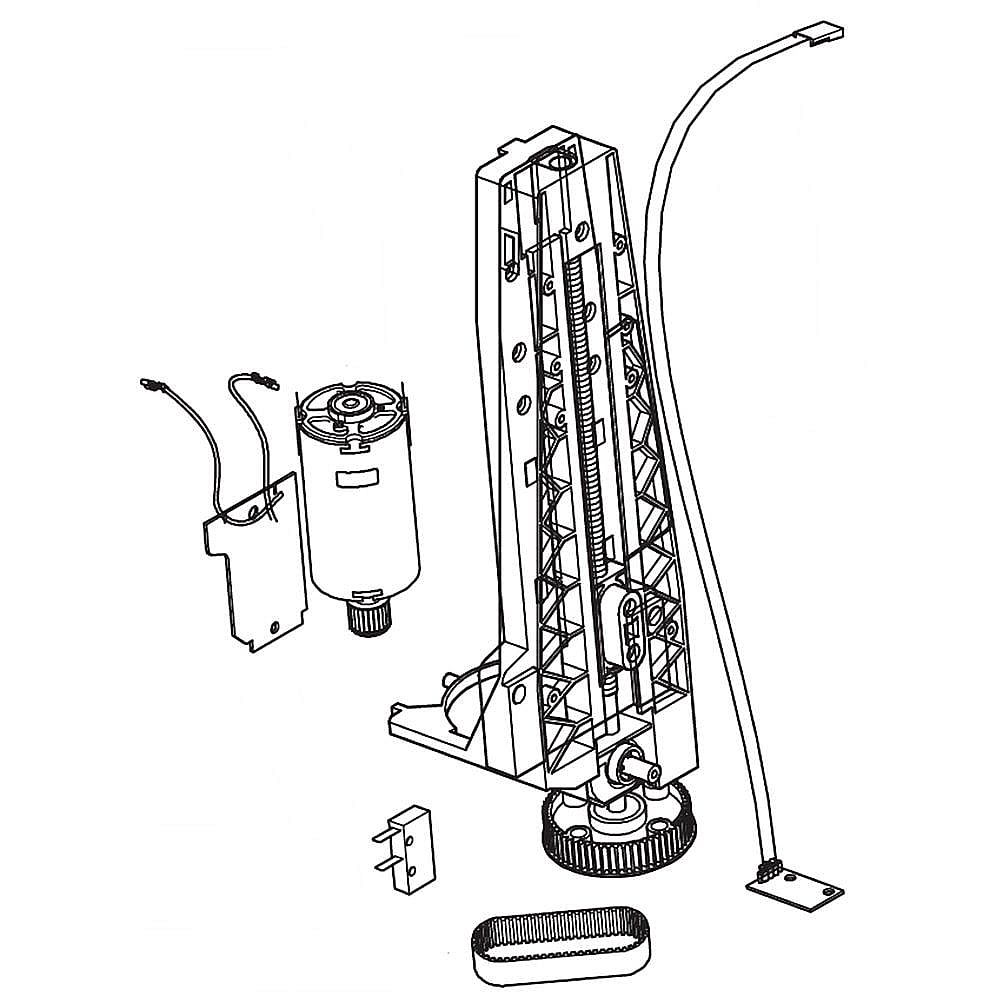 Part #w11363151, Jenn-Air Coffee Maker Diverter Assembly (Replaces W10661798) / 11.25 x 6.25 x 4.00