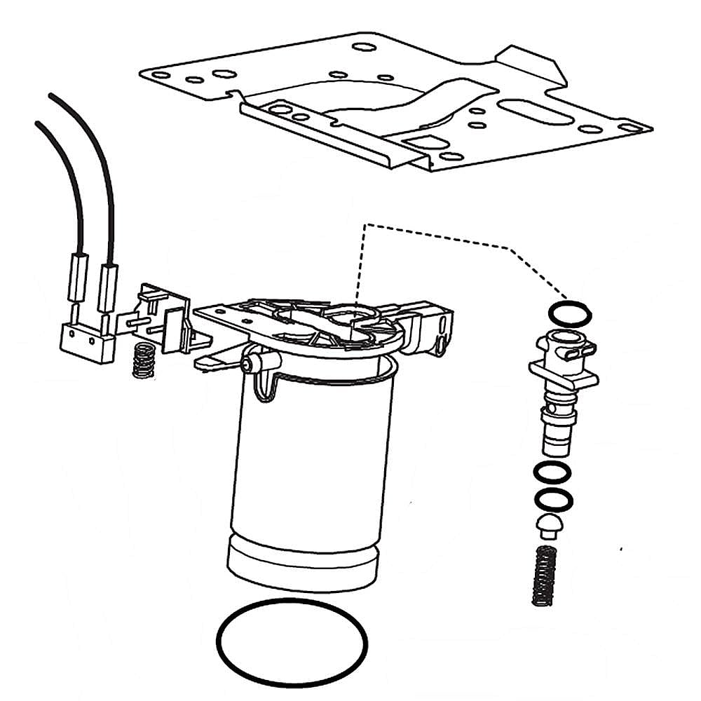 Jenn-Air Part #w11363155, Valve | 5.25 x 5.00 x 4.50