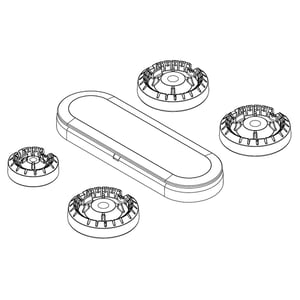 Range Surface Burner Head Kit W11367106