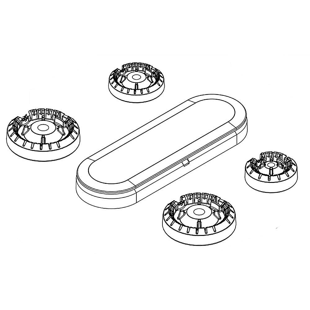 Range Surface Burner Head Kit