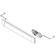 Wall Oven Control Panel And Overlay (stainless) for Whirlpool WOS31ES0JS00 - Part W11371420