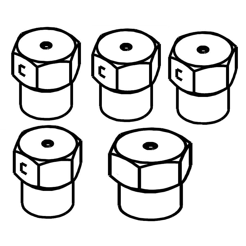 Part #w11379310, Range Lp Conversion Kit (Replaces W10821006) / 1.00 x 1.00 x 0.25