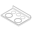 Range Main Top (white) for Whirlpool WFE505W0HW0 - Part W11381329