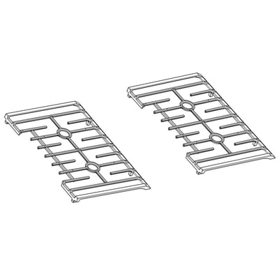 Range Surface Burner Grate Set undefined