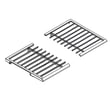 Range Surface Burner Grate Set (black) for Whirlpool WFG745H0FE1 - Part W11381653