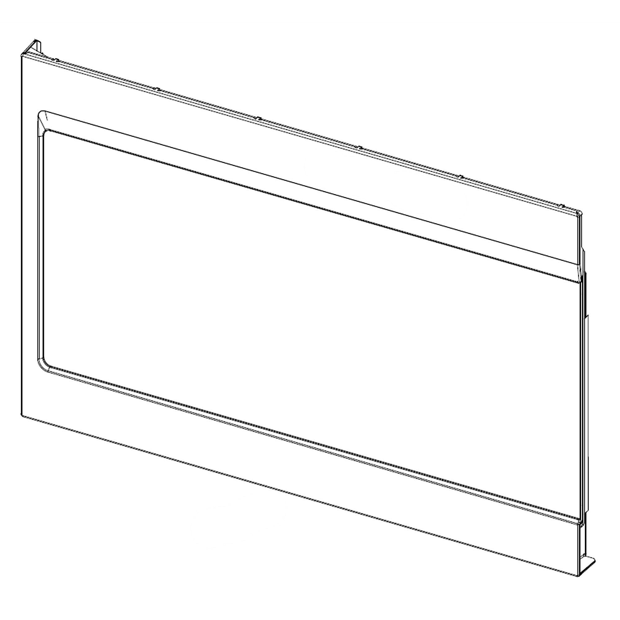 Part #w11386287, Door, Complete (Black) / 28.75 x 20.75 x 7.00