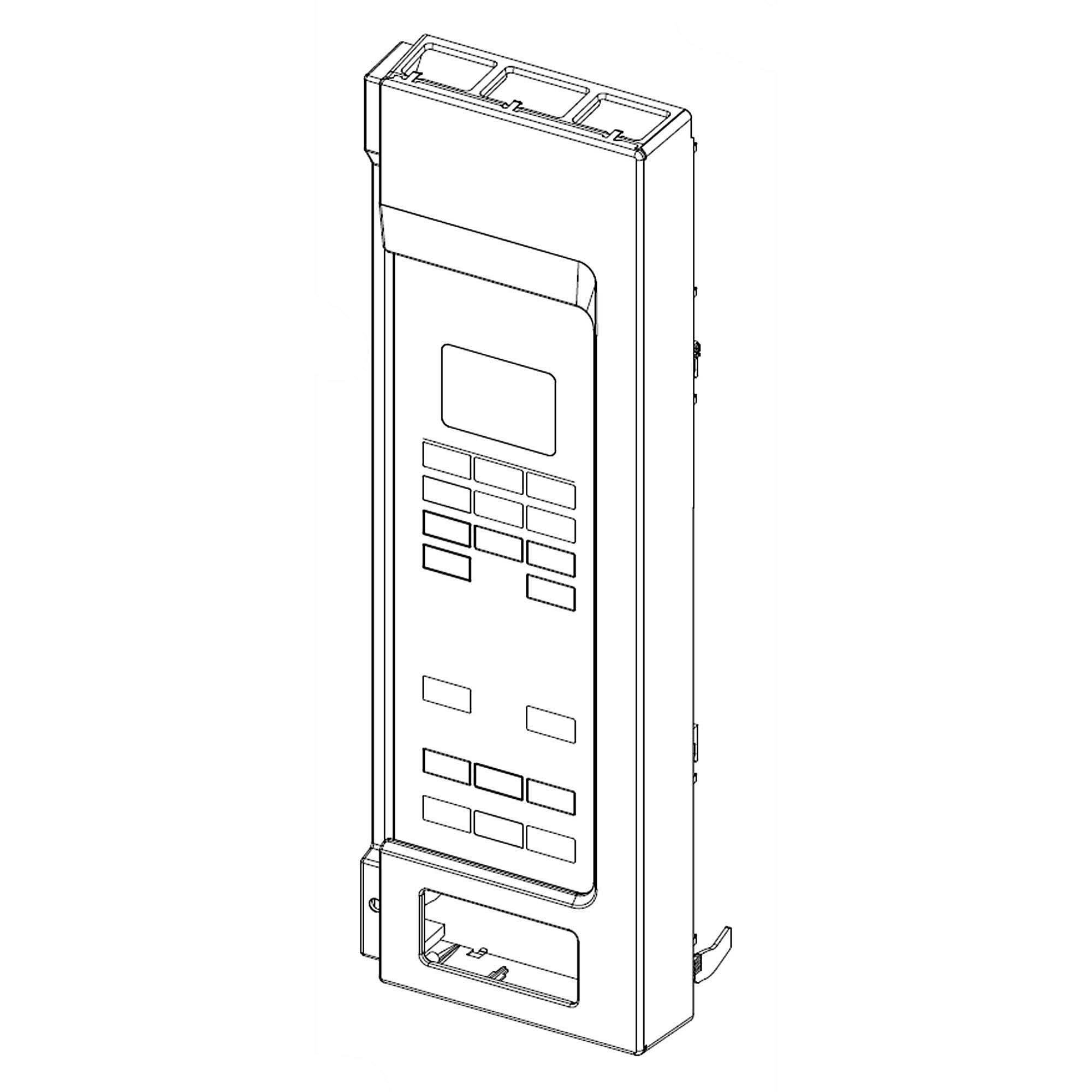 Maytag Part #w11386316, Assembly, Control Panel (Black) | 17.50 x 6.50 x 3.50