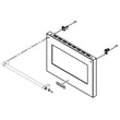 Range Oven Door Outer Panel Assembly for KitchenAid KFGC558JSS01 - Part W11400261