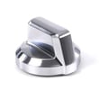 Range Surface Element Knob (stainless) for Amana AER6603SFB1 - Part W11409244