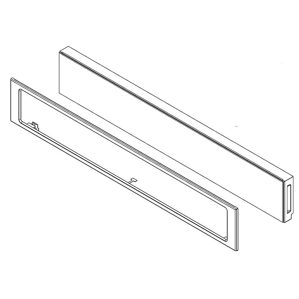 Part #w11428561, Wall Oven Control Panel Assembly (Stainless) / 35.25 x 9.50 x 5.50
