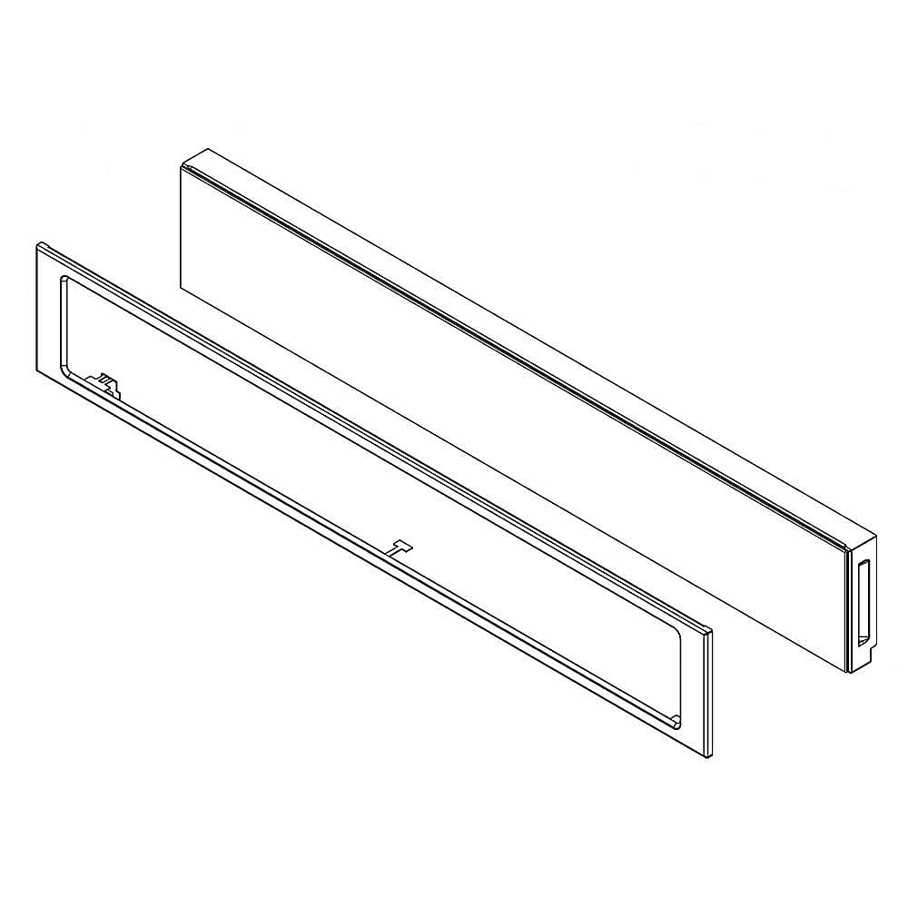Part #w11428578, Wall Oven Control Panel Assembly (Stainless) / 35.00 x 9.50 x 5.75