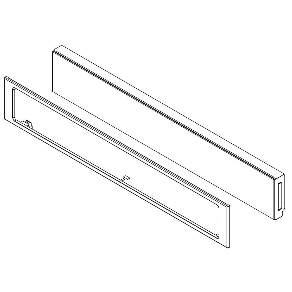 Part #w11428583, Wall Oven Control Panel Assembly / 36.00 x 9.50 x 5.62