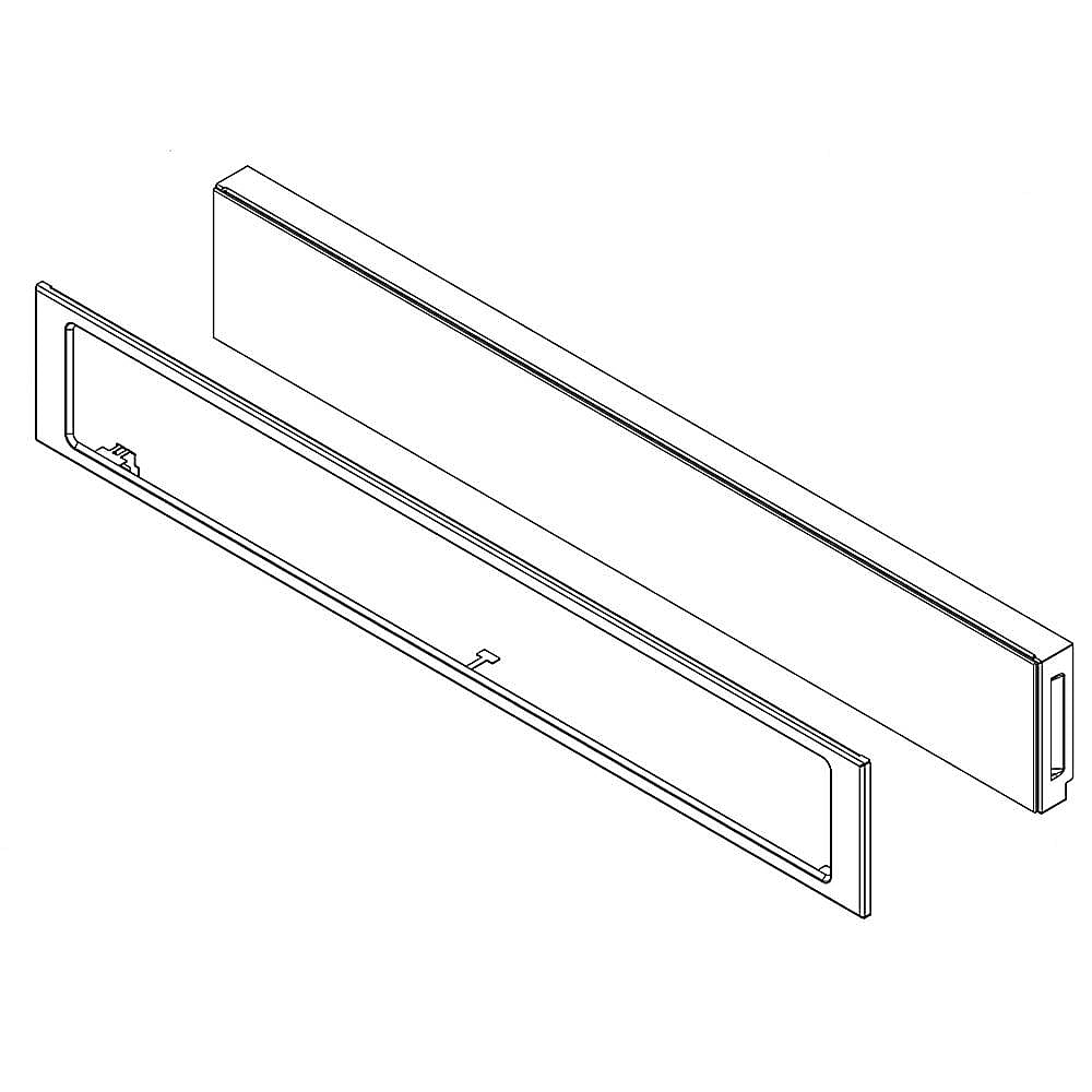 Part #w11428588, Wall Oven Control Panel Assembly (Stainless) / 36.00 x 9.50 x 5.75