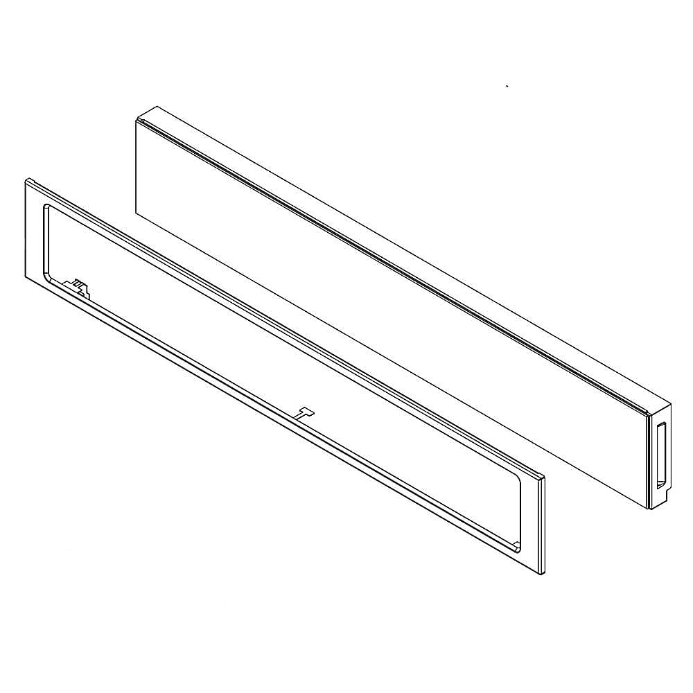 Part #w11428870, Wall Oven Control Board And Overlay (Black Stainless) / 38.50 x 21.50 x 4.50