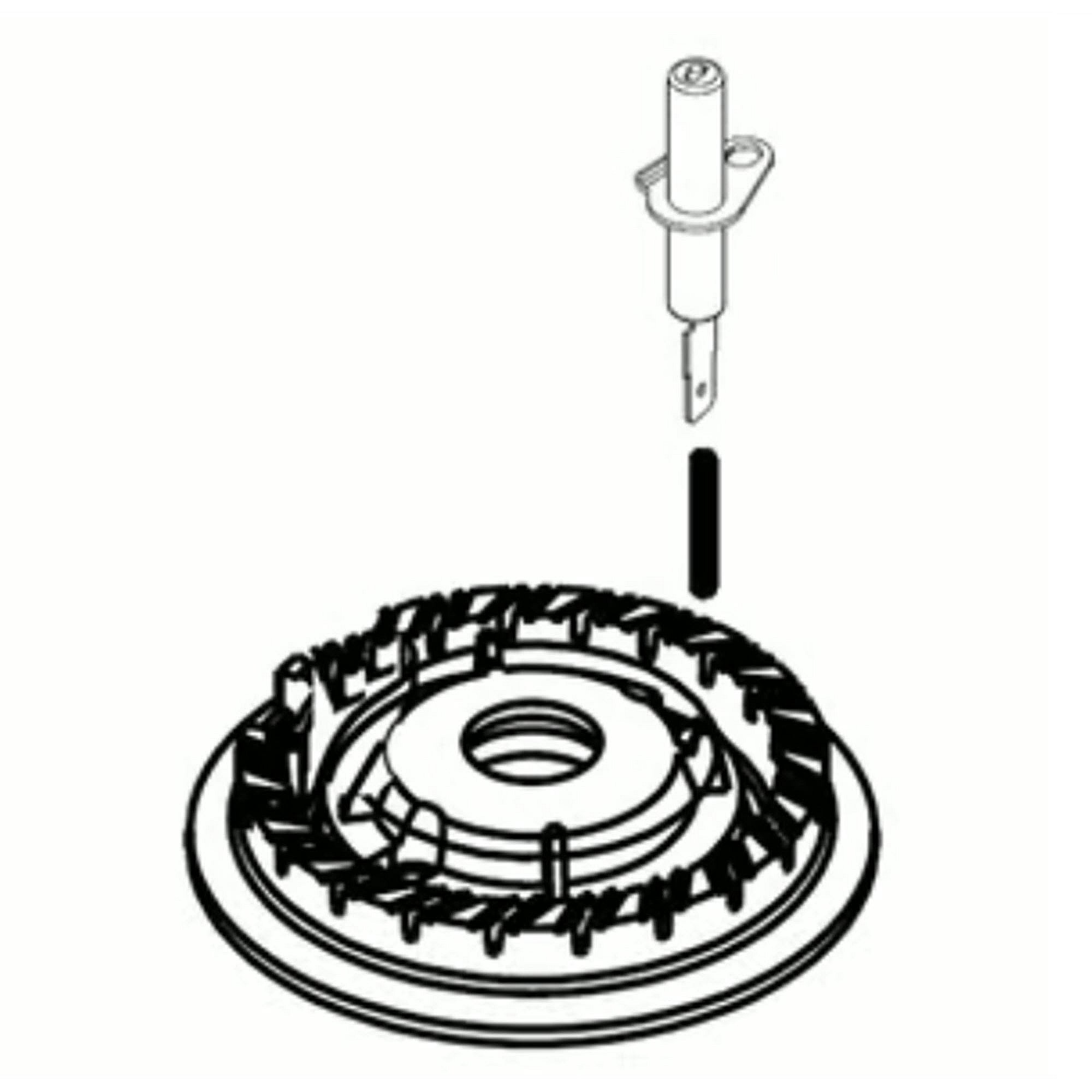 Part #w11435657, Range Surface Burner Head / 3.00 x 3.00 x 2.00