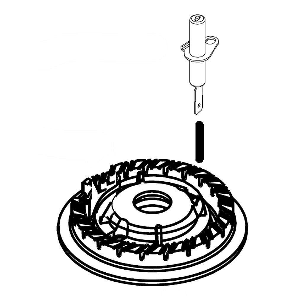 Part #w11435659, Range Surface Burner Head | 3.50 x 3.50 x 2.00