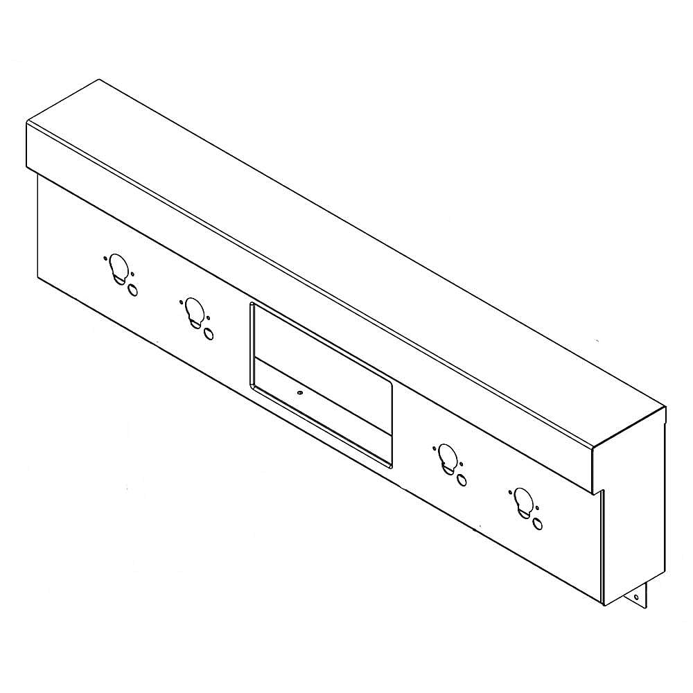 Photo of GE Part #w11444640, Ran Control Panel | 39.50 x 11.50 x 10.50 from Repair Parts Direct