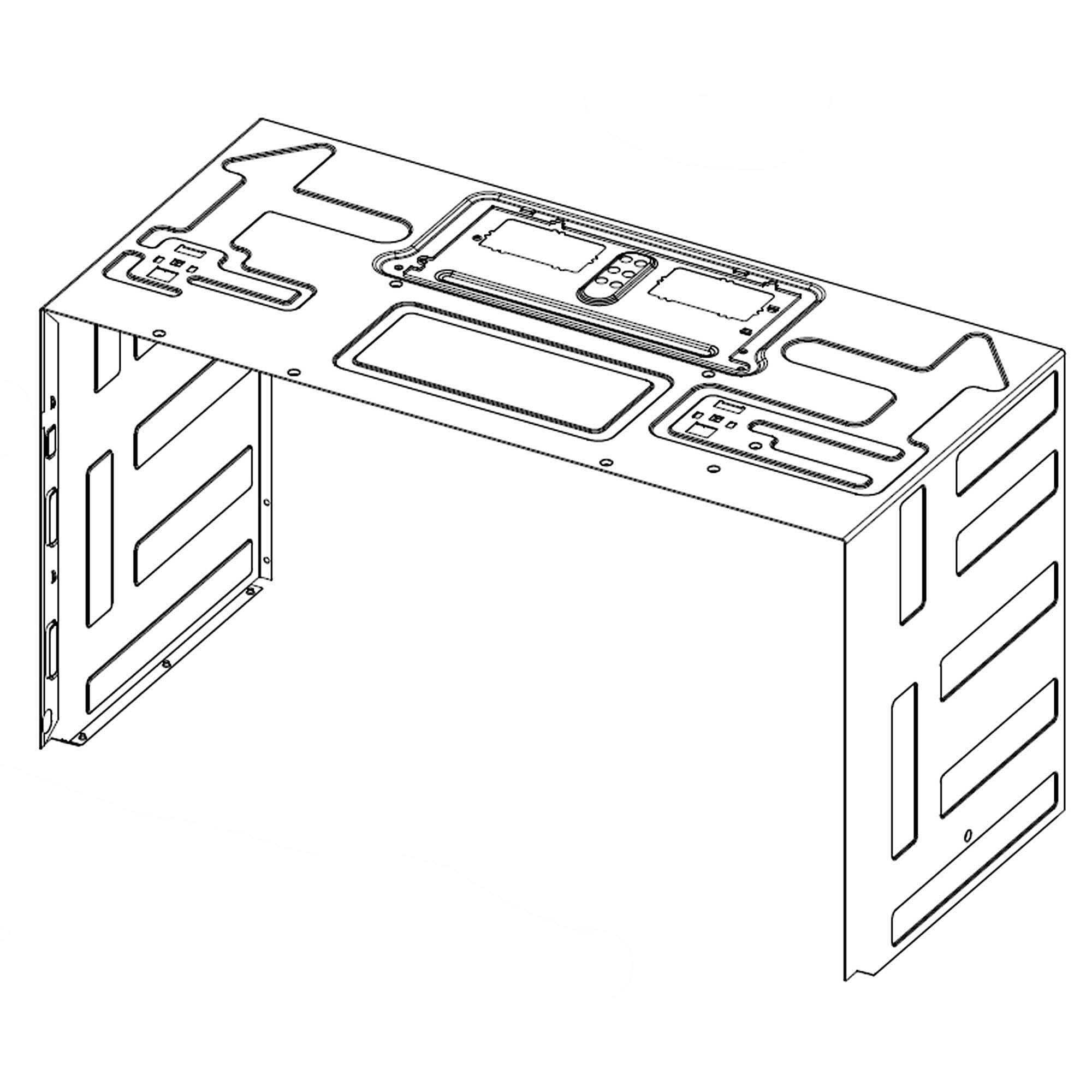 KitchenAid Part #w11446916, Case, Outer (Black) | 33.00 x 14.25 x 17.50