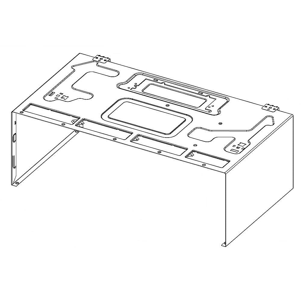 Part #w11446949, Microwave Cabinet (Black) / 30.00 x 16.50 x 10.50
